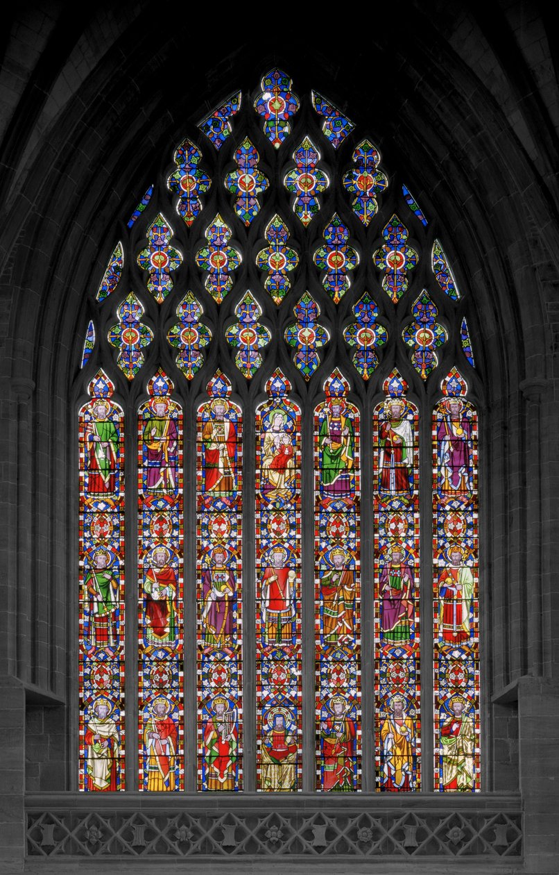 Jesse Tree, 1848 (målat glas) av Augustus Welby Northmore Pugin