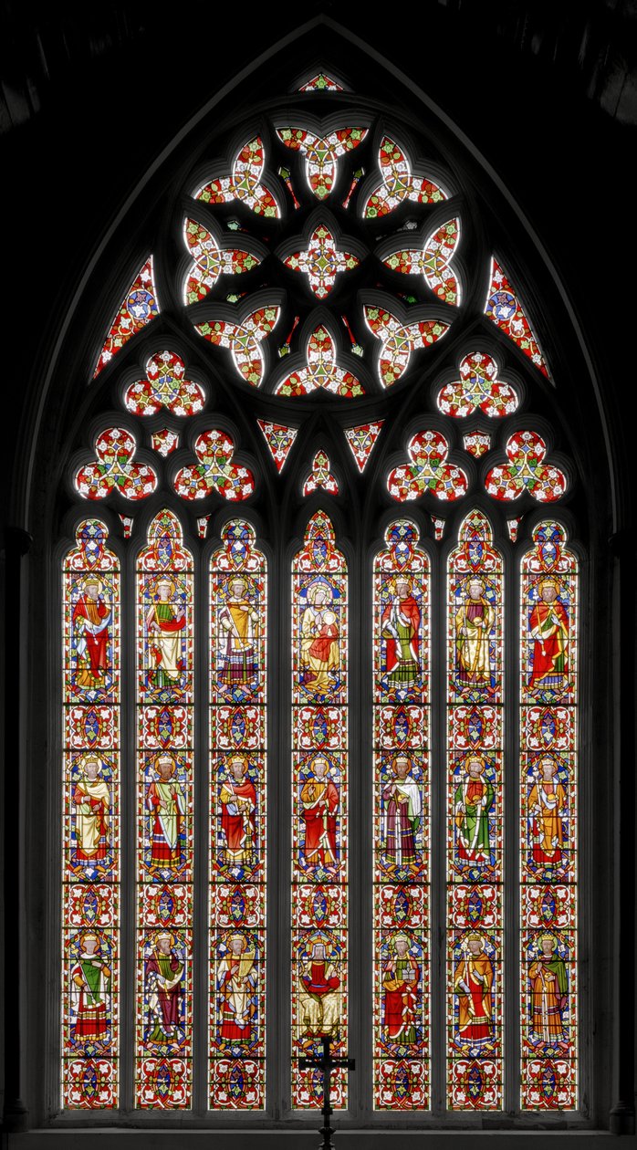 Jesse Tree, 1849 (målat glas) av Augustus Welby Northmore Pugin