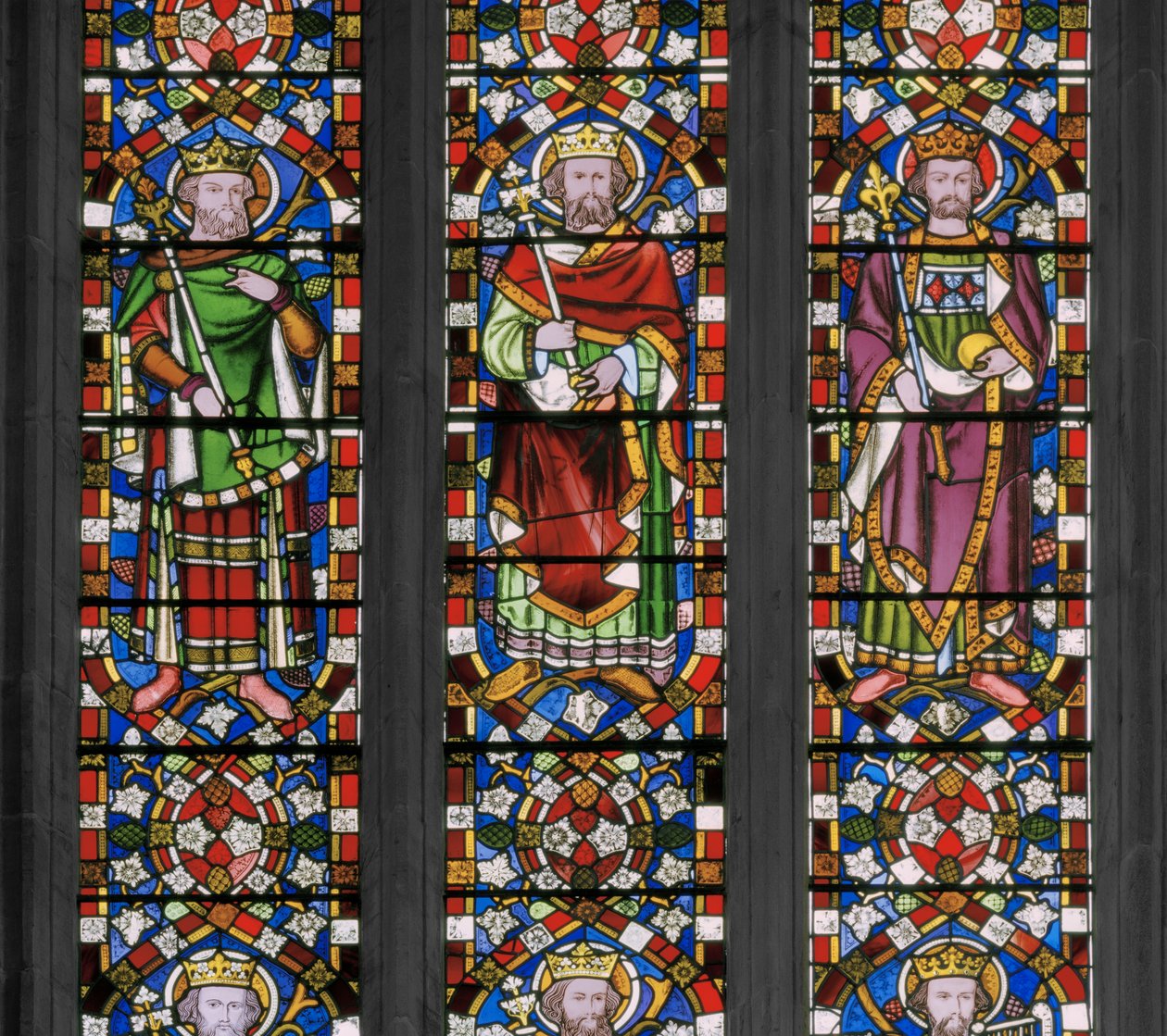 Jesse Tree, detalj, 1848 (målat glas) av Augustus Welby Northmore Pugin