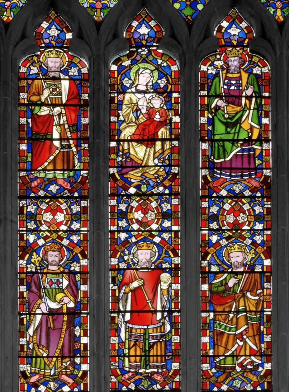 Jesse Tree, detalj, 1848 (målat glas) av Augustus Welby Northmore Pugin