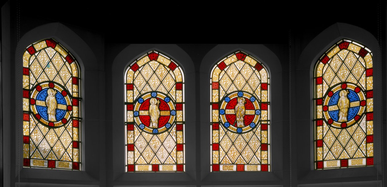 Library Window, ca 1844 (målat glas) av Augustus Welby Northmore Pugin