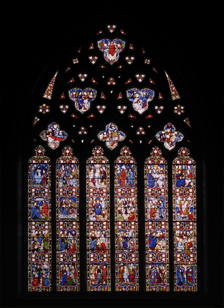 Life Of Christ, 1850 (målat glas) av Augustus Welby Northmore Pugin