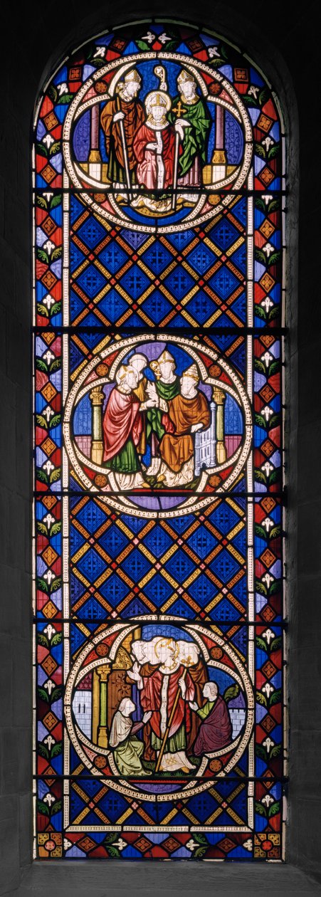 Life of William of York, 1848 (målat glas) av Augustus Welby Northmore Pugin