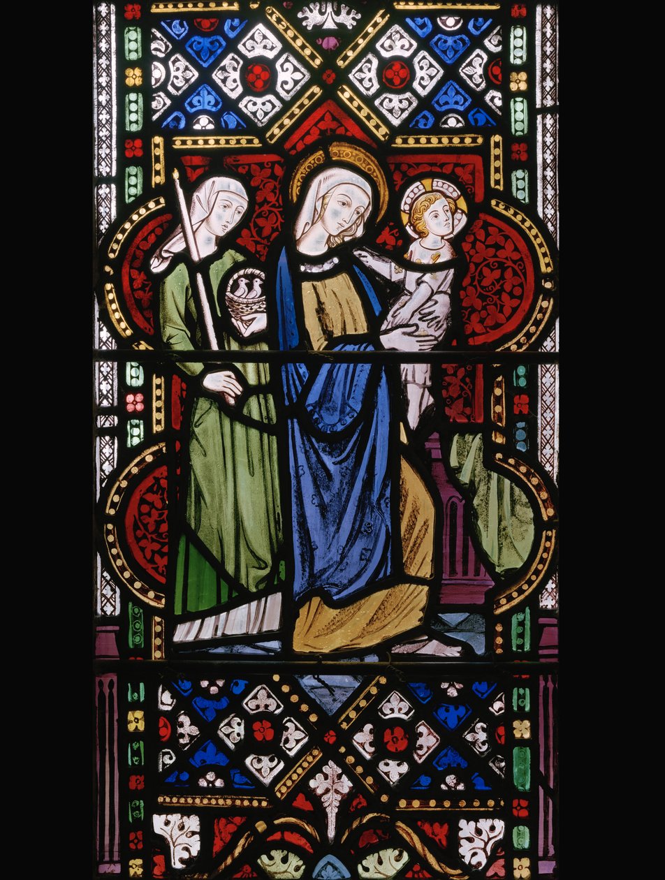 Presentation In The Temple, 1850 (målat glas) av Augustus Welby Northmore Pugin