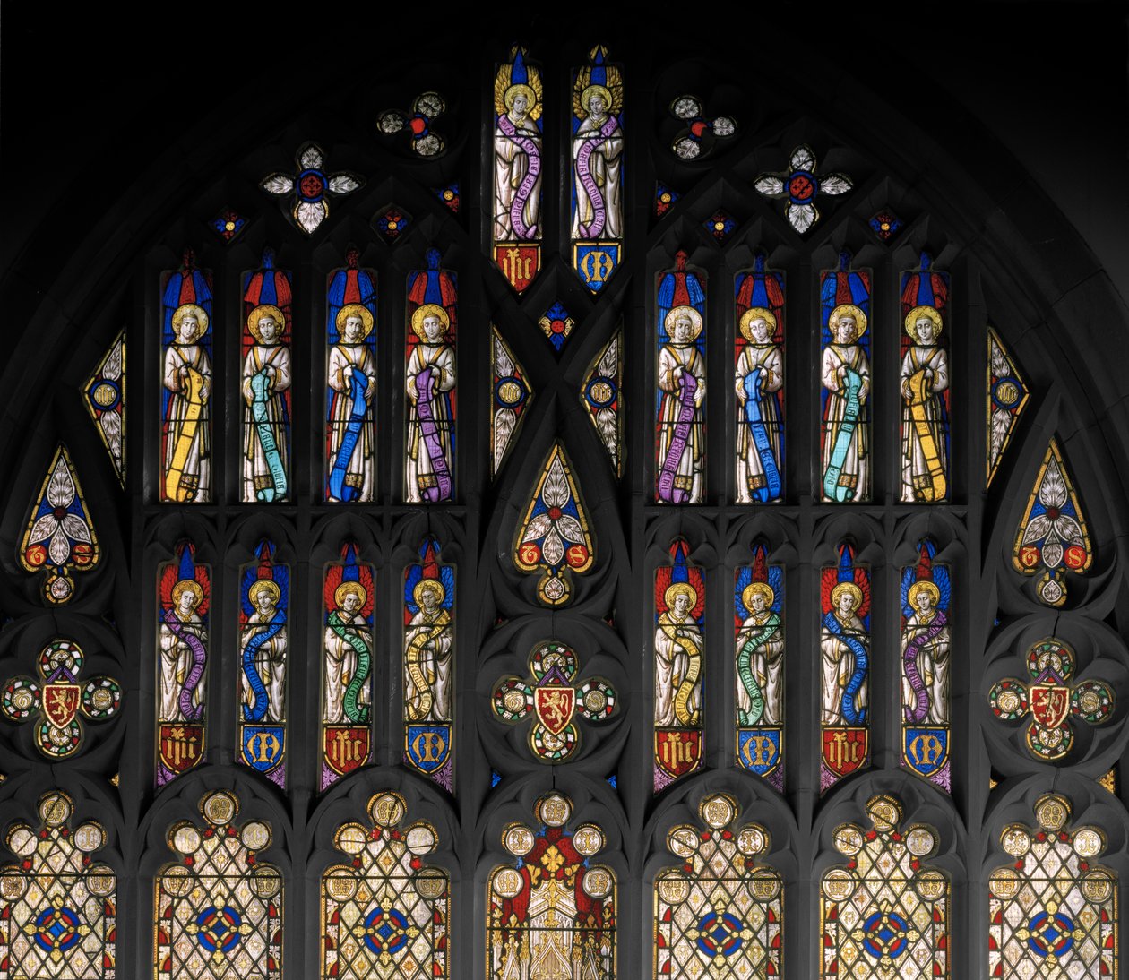 St. Alban, detalj, ca 1841 (målat glas) av Augustus Welby Northmore Pugin