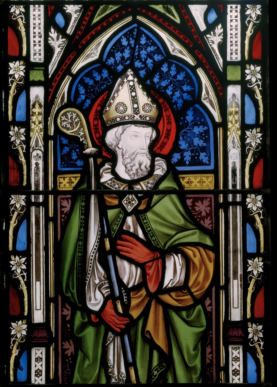 St. David, detalj (målat glas) av Augustus Welby Northmore Pugin