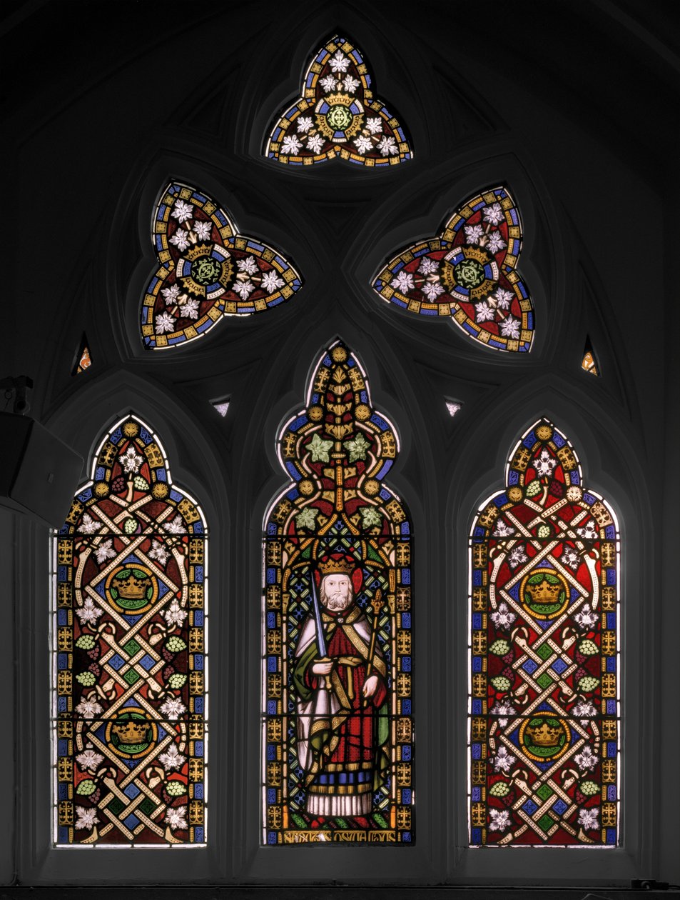 St Oswald, 1846 (målat glas) av Augustus Welby Northmore Pugin