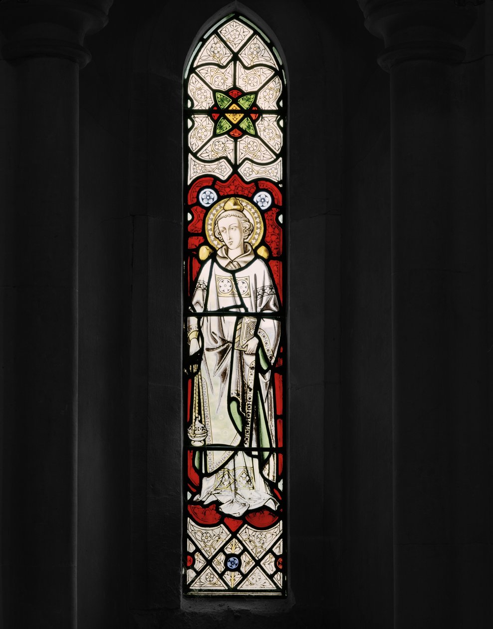 St. Stephen, 1850 (målat glas) av Augustus Welby Northmore Pugin
