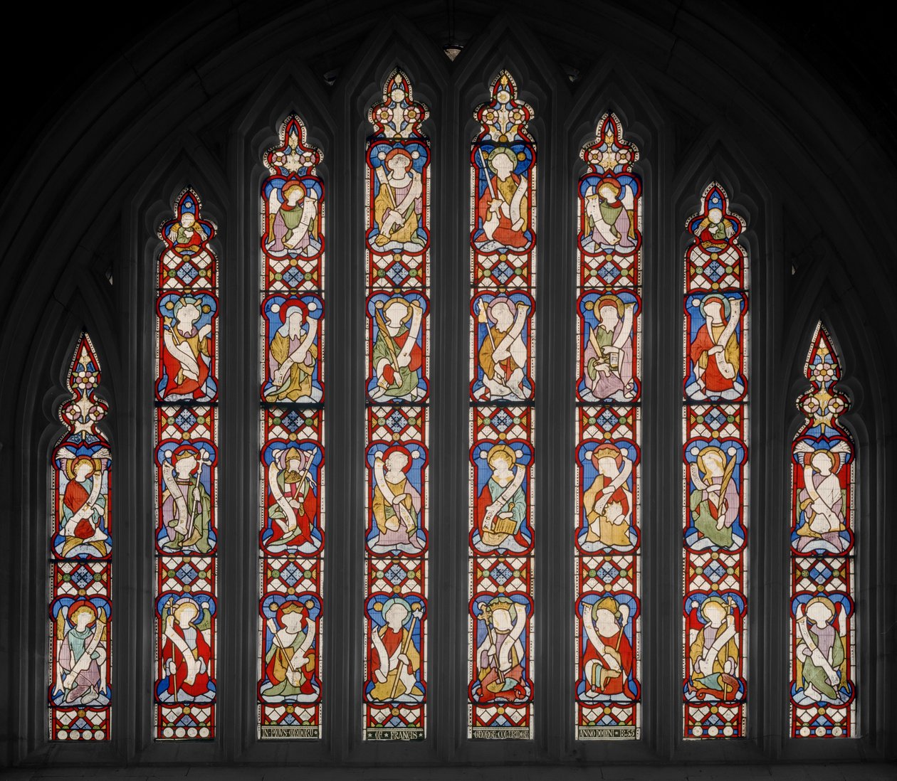 Te Deum, 1850 (målat glas) av Augustus Welby Northmore Pugin