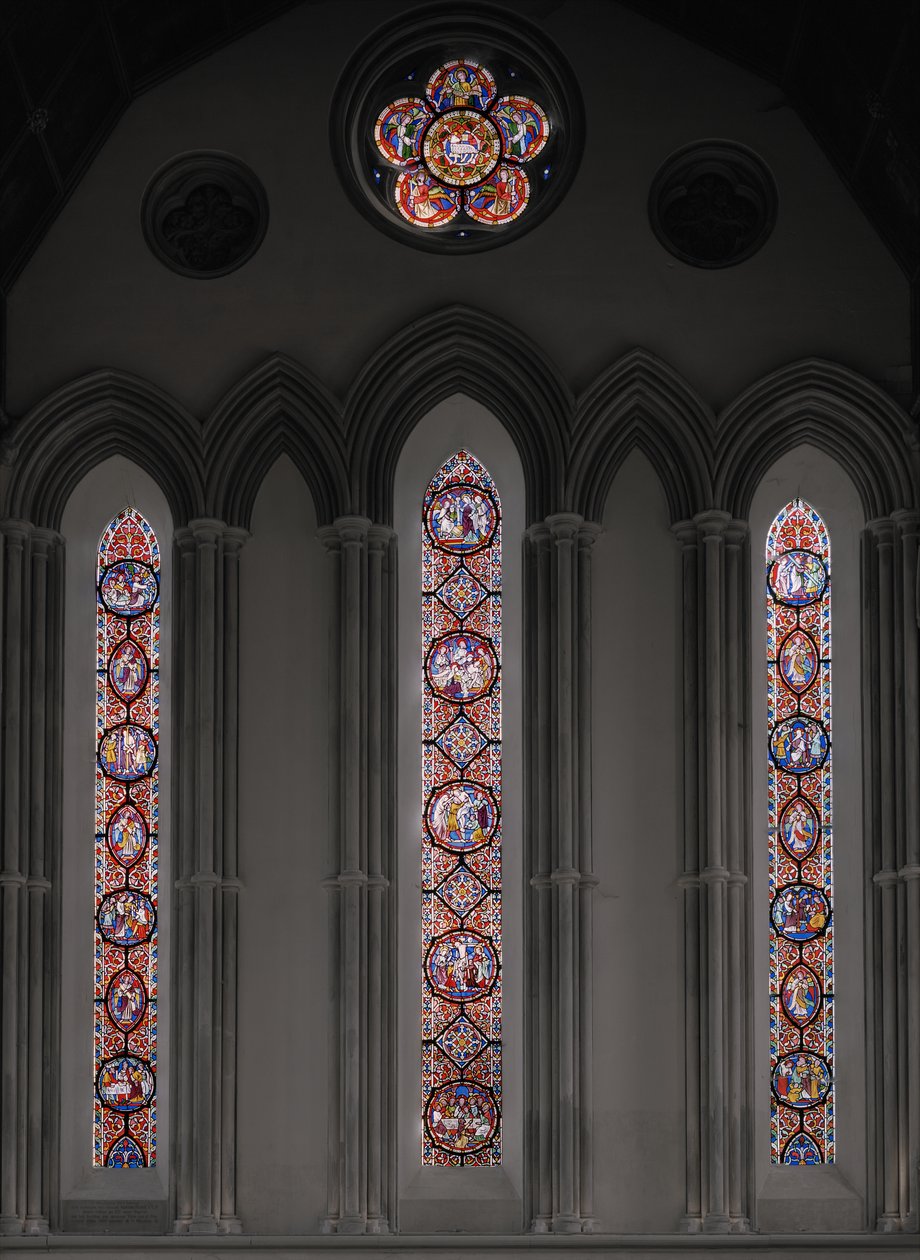 The Passion Of Christ, East Window, 1848-50 (målat glas) av Augustus Welby Northmore Pugin