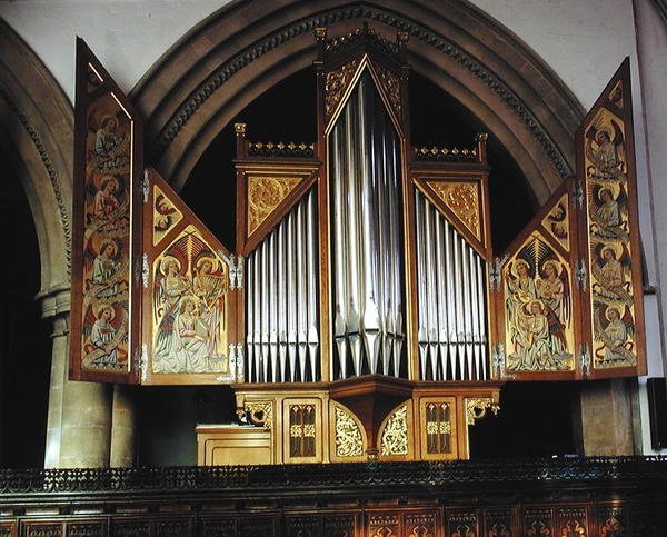 Sutton-orgeln, från kapellet av Augustus Welby Northmore Pugin