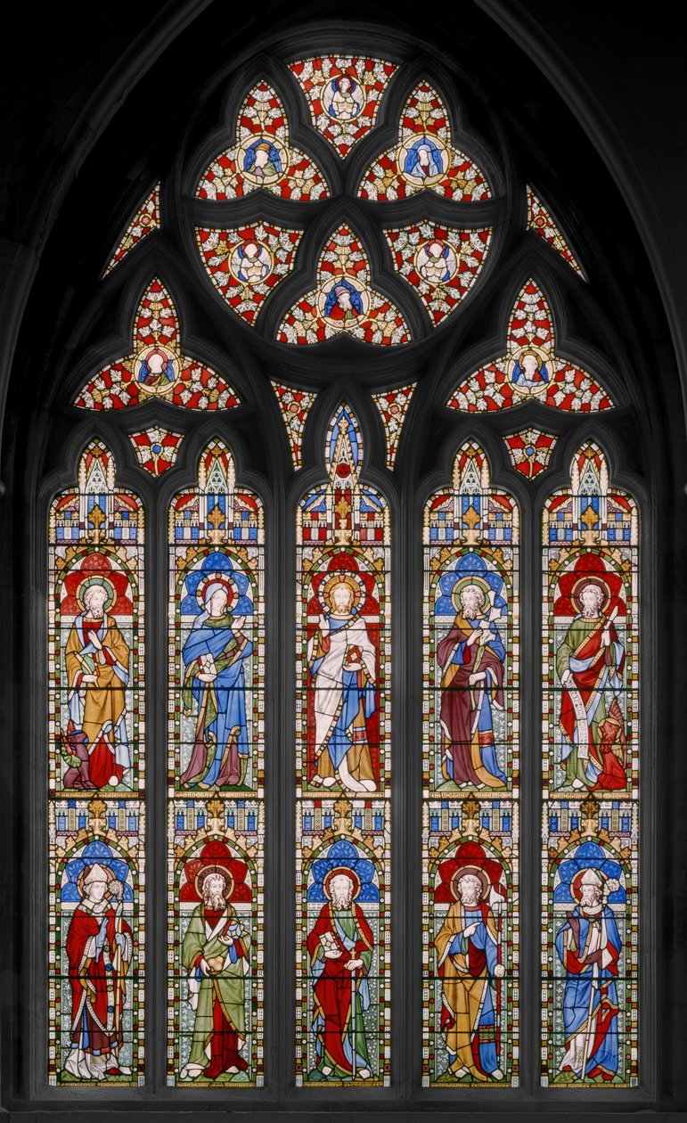 Västra fönster (målat glas) av Augustus Welby Northmore Pugin