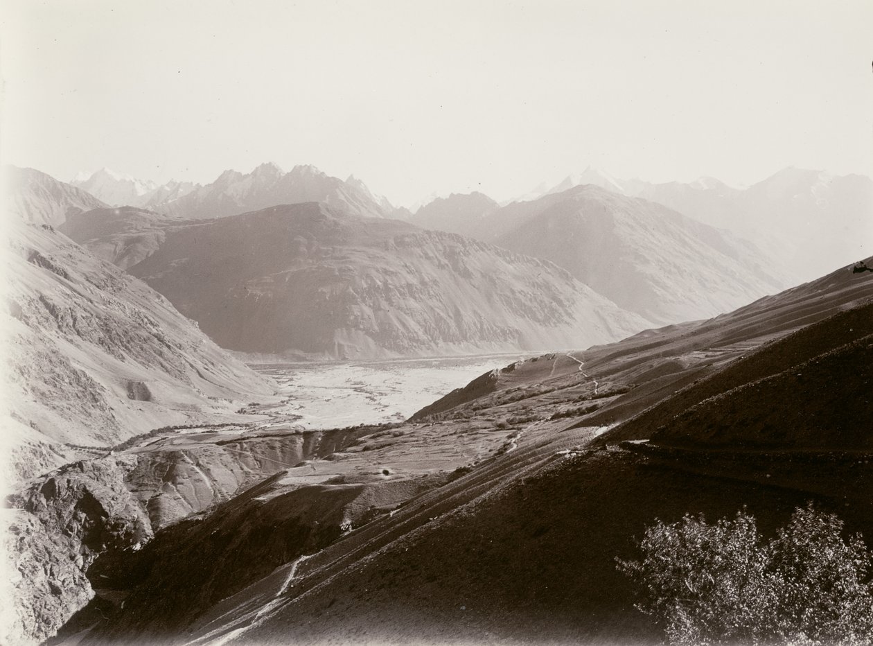Pamirflodens korsning med Hindu Kush bortom av Aurel Stein