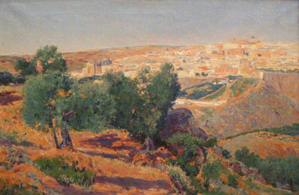 Utsikt över Toledo från La Vega Baja av Aureliano de Beruete