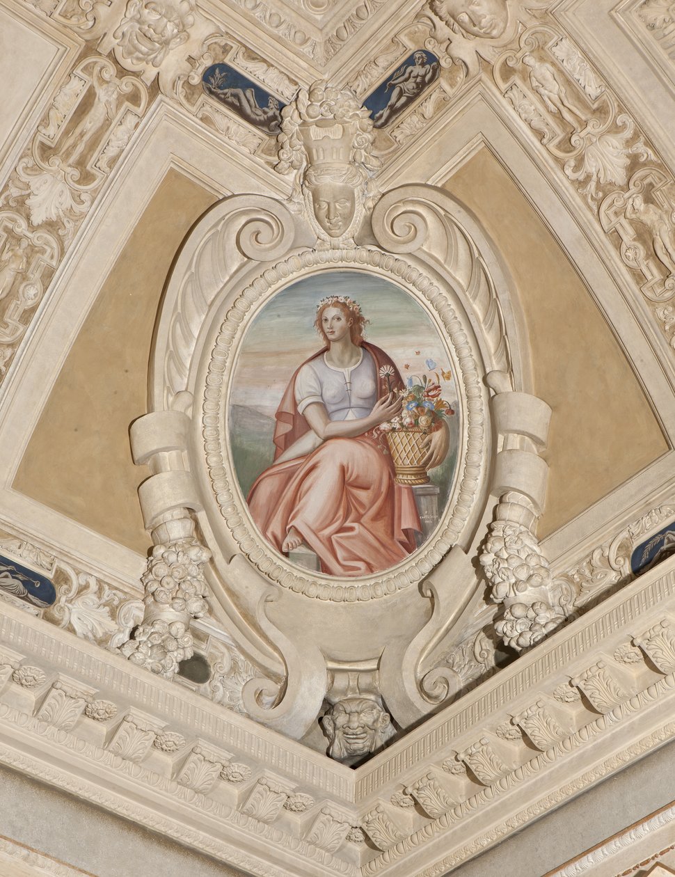 Vår (fresk) av Aurelio Busso