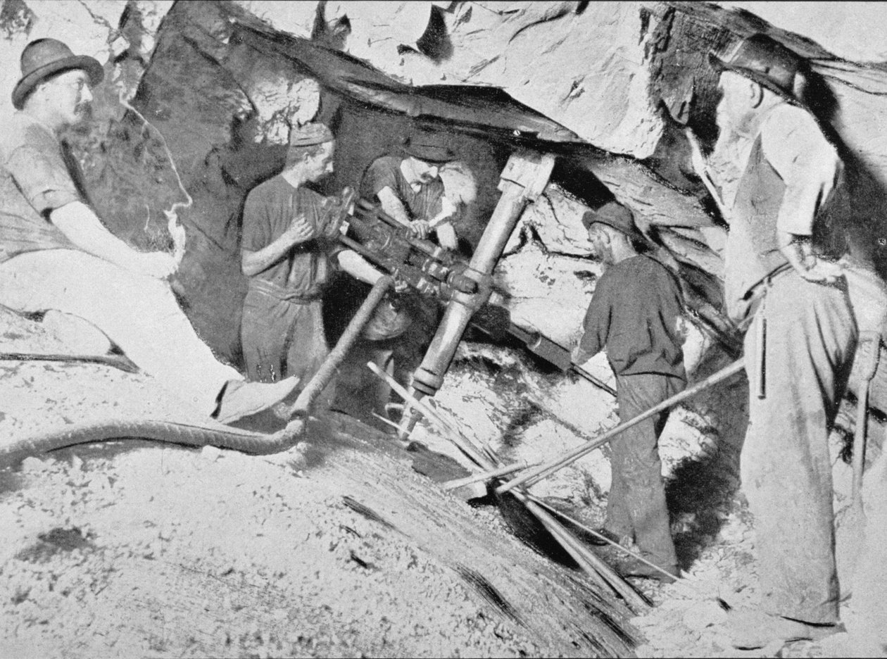Gold Mining, Victoria, ca 1900, från 