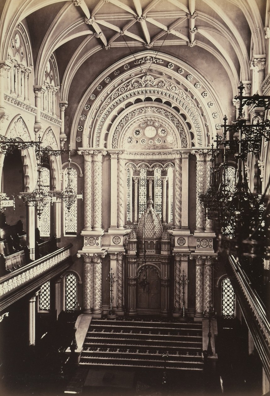 Interiör av den stora synagogan i Sydney av Australian Photographer