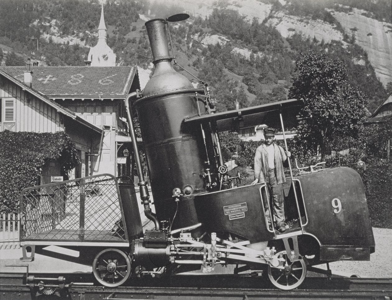 Ett alpint ånglok av Austrian Photographer