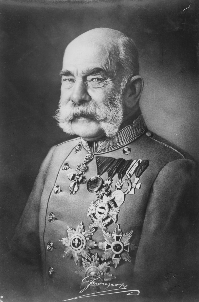 Kejsare Franz Joseph I av Austrian Photographer