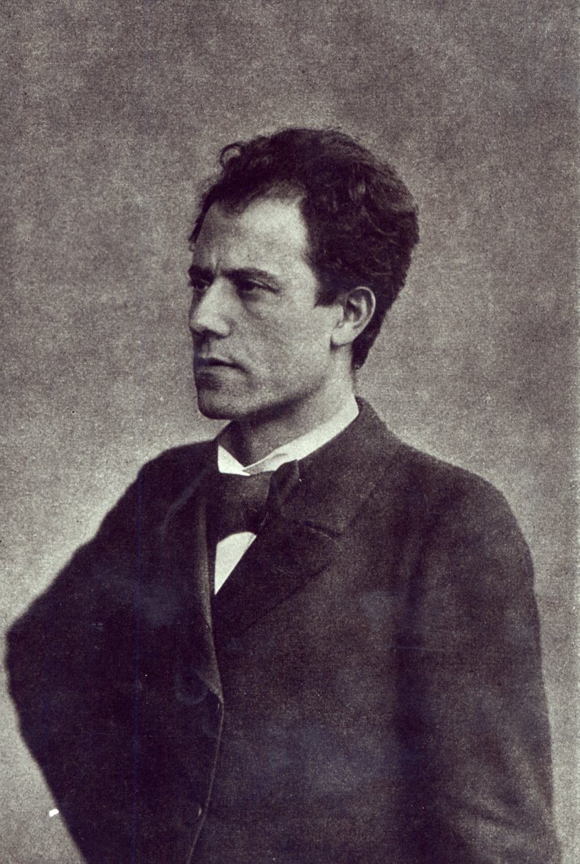 Ata o Gustav Mahler, 1897 swed av Austrian Photographer