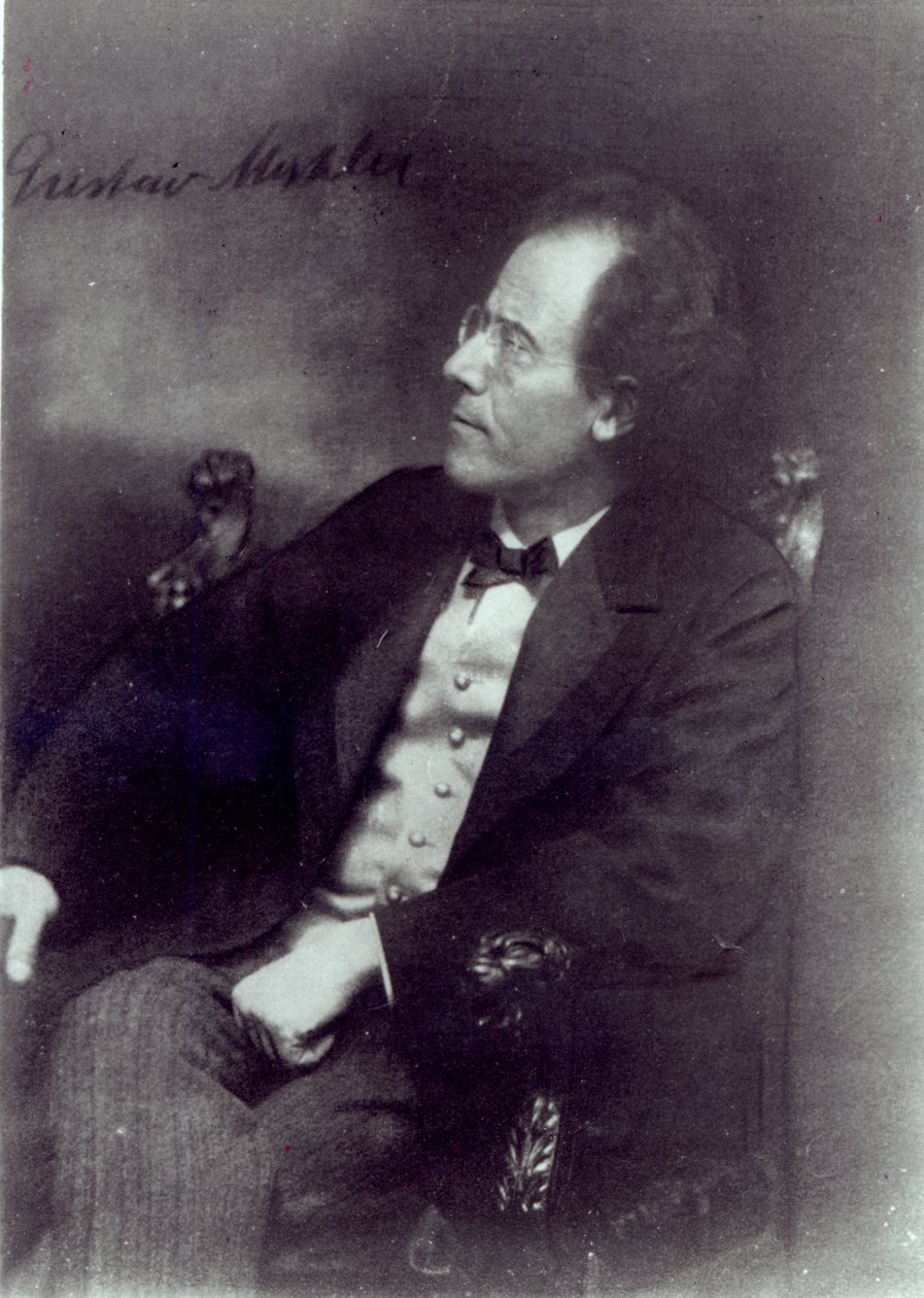Porträtt av Gustav Mahler, ca 1907 av Austrian Photographer