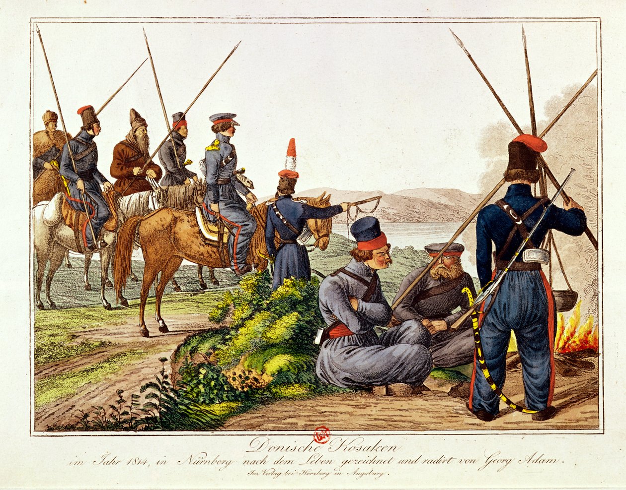Don kosacker 1814 av Austrian School