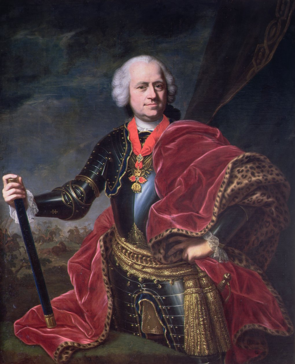 Karoly Jozsef Batthyany (1698-1772), prins av Batthyany, ungersk fältmarskalk i österrikisk tjänst av Austrian School