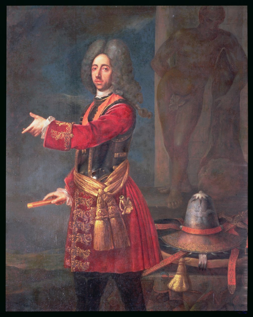 Prins Eugen af Savoyen (1663-1736) swed av Austrian School