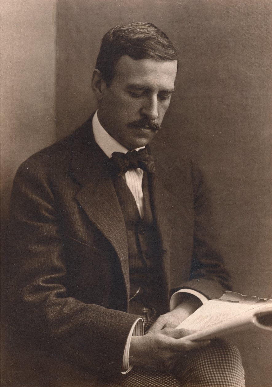 Porträtt av Hugo von Hofmannsthal, c.1920-21 av Austrian Photographer