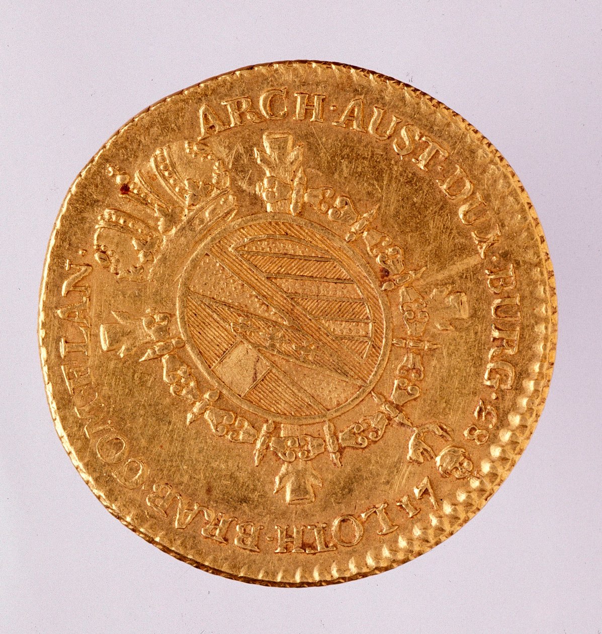 Österrikisk gulddublon (doublon) av kejsar Josef II (1740-1790) 1783 Neapel, museo archeologico av Austrian School