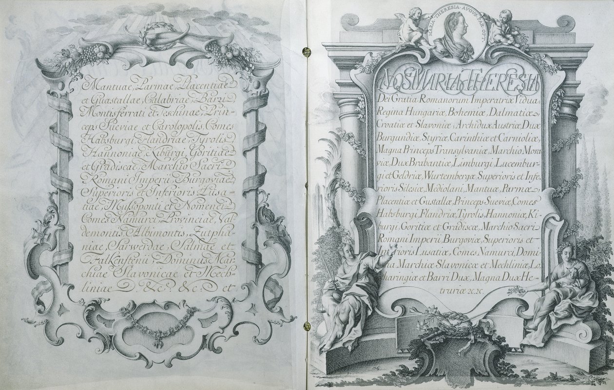Österrikisk ratificering av äktenskapskontraktet för Marie-Antoinette, ärkehertiginna av Österrike med Dauphin Louis av Frankrike, 23 april 1770 av Austrian School