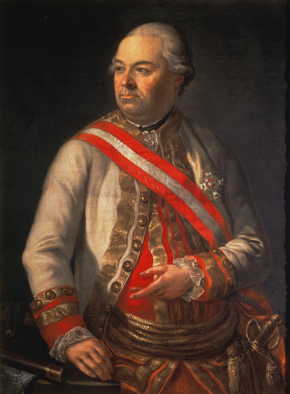 Greve Andreas Hadik von Futak (1710-90), befälhavare för den österrikiska armén i fälttåget mot Turkiet 1789 av Austrian School