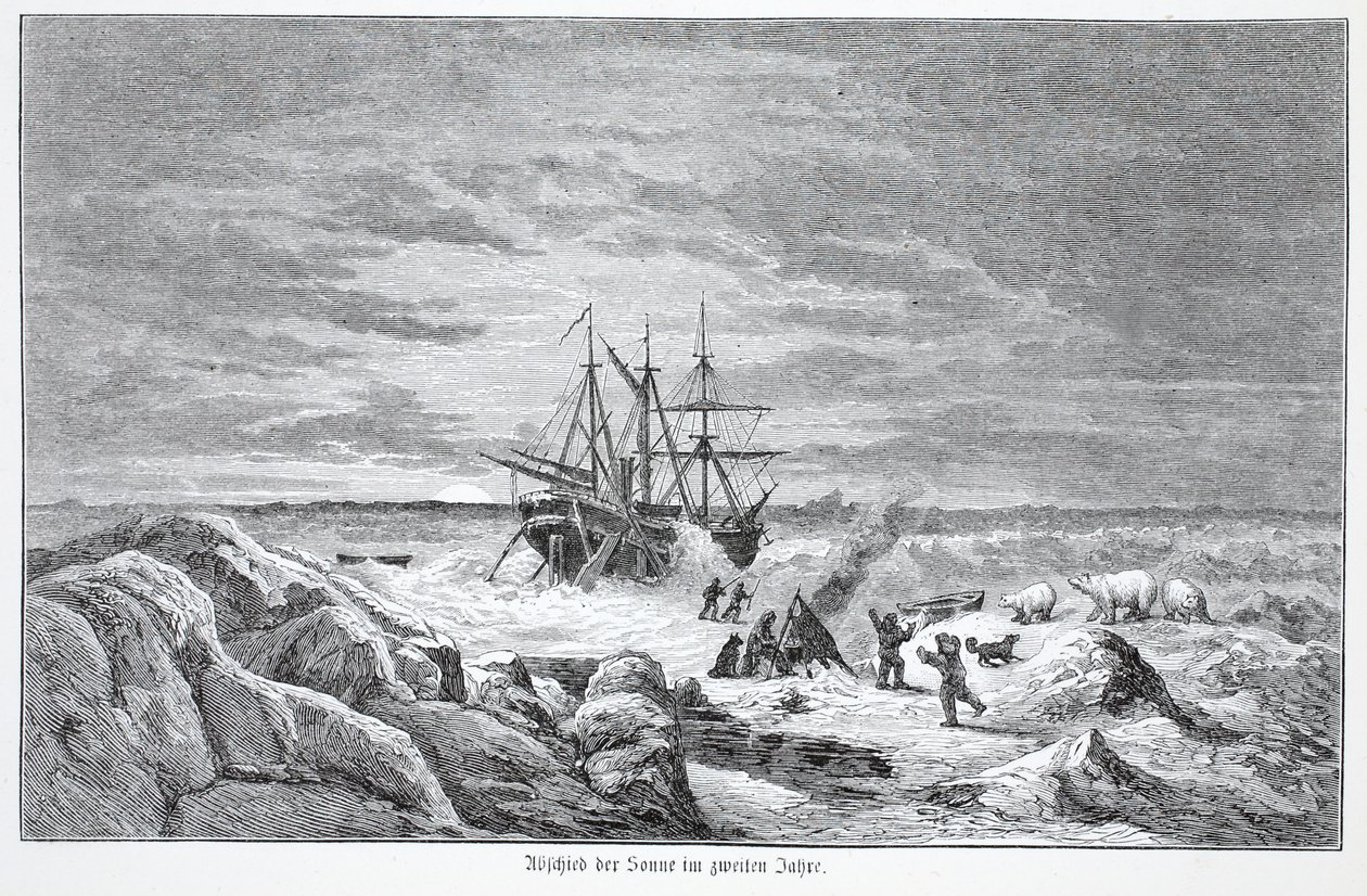 Solens farväl andra året, 1876 av Austrian School