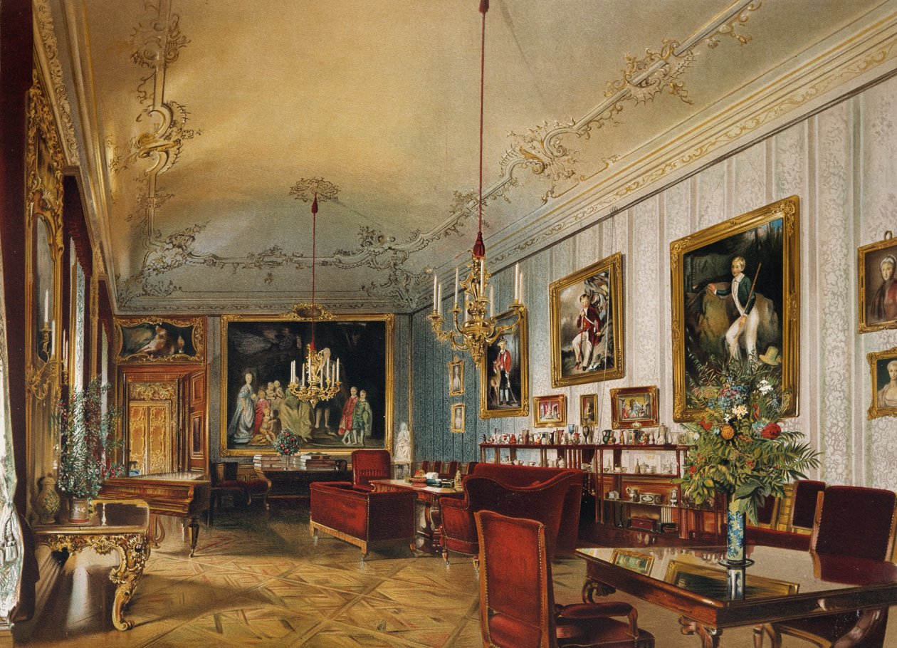 Prinsessan Sofias sal i de kejserliga lägenheterna, slottet Schönbrunn (UNESCO:s världsarvslista) av Austrian School