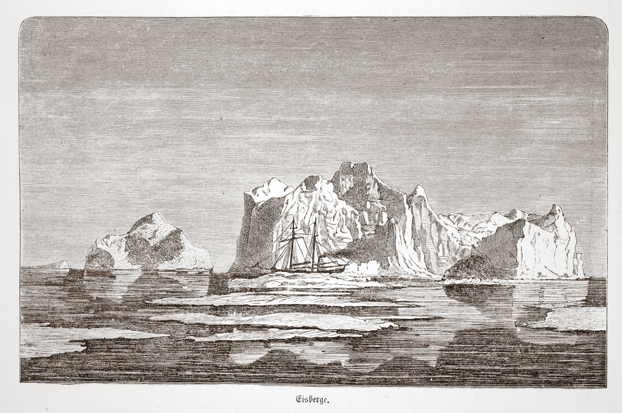 Isberg, med Tegetthoff, 1876 av Austrian School