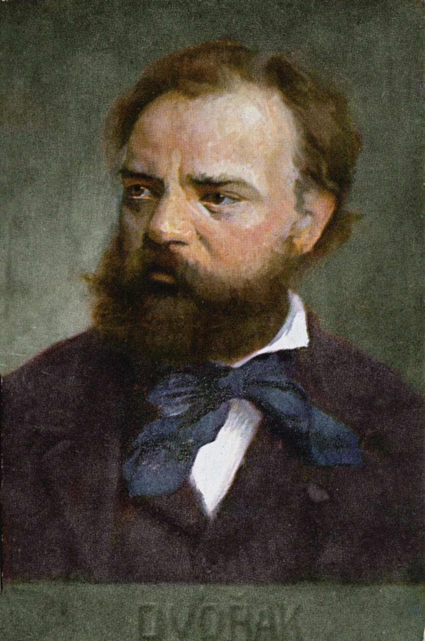 Vykort föreställande Antonin Dvorak (1841-1904) före 1914 av Austrian School