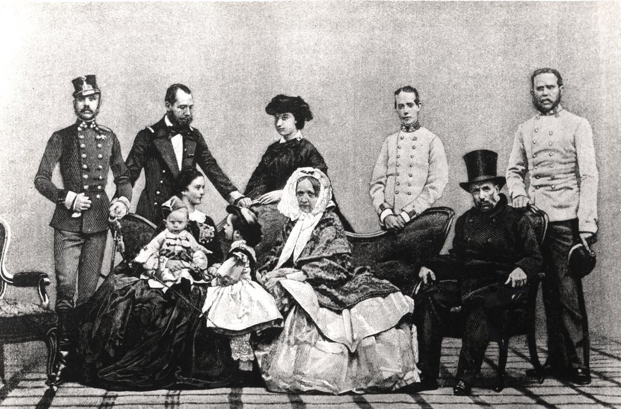 Den österrikiska kejserliga familjen, 1860 av Austrian School