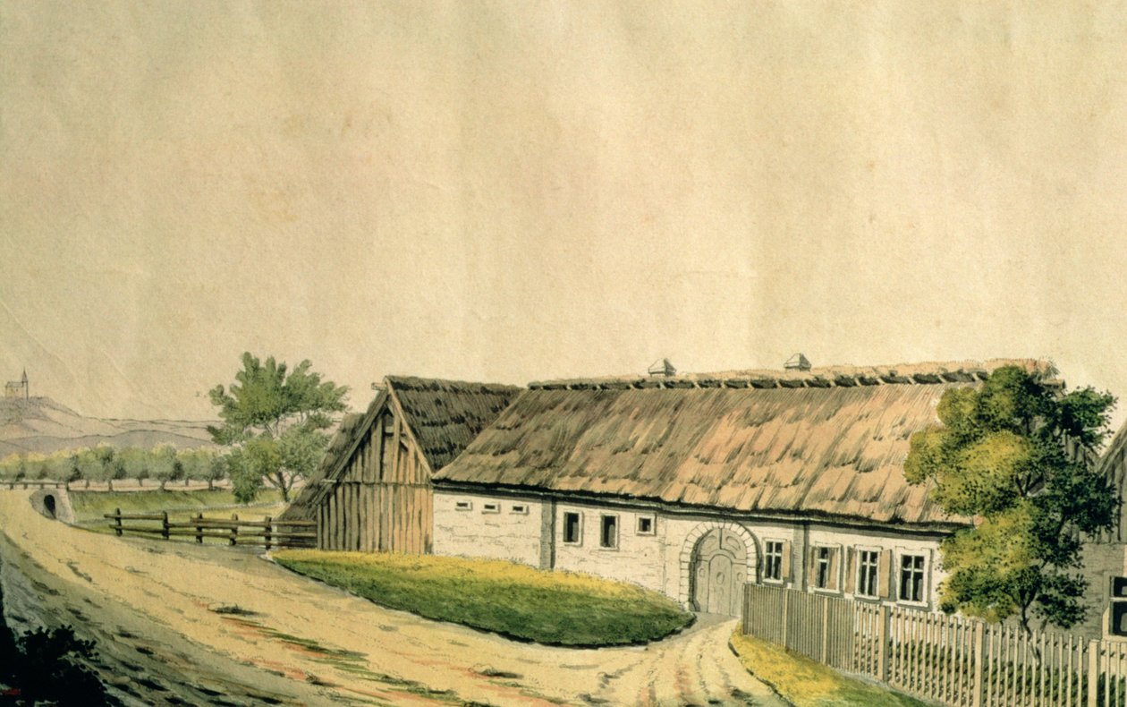 Födelseplatsen för Franz Joseph Haydn (1732-1809) i Rohrau, Niederösterreich av Austrian School