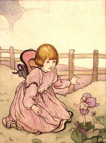 Tinkerbell och vän av Averil Mary Burleigh