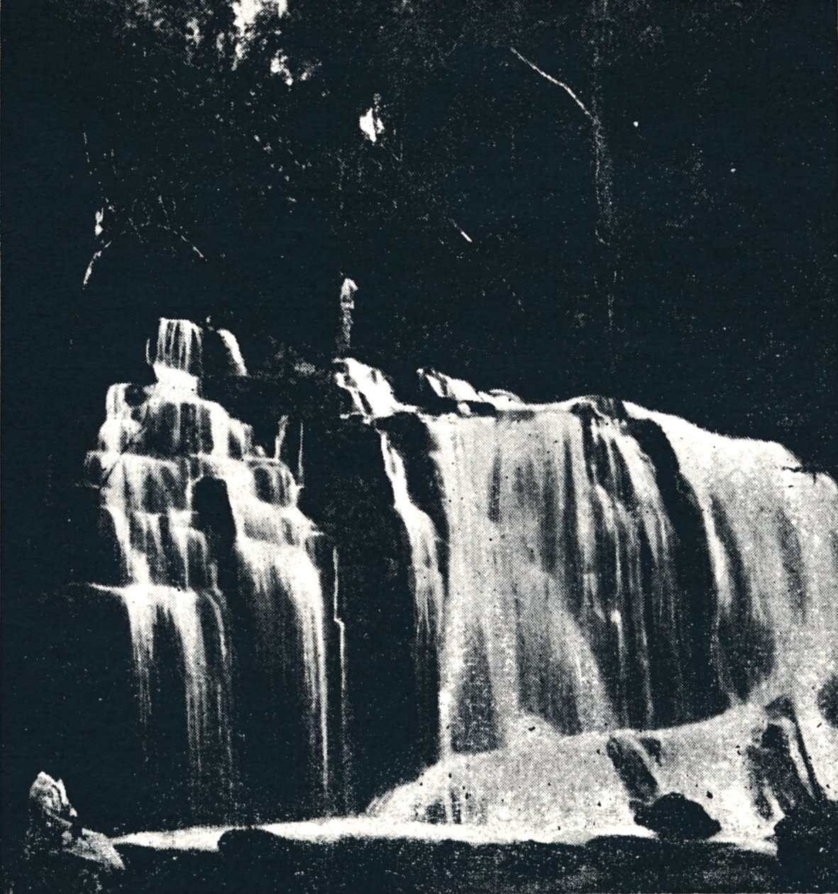 Vattenfall på Rio Dourado Lencoes, 1895 av Axel Frick