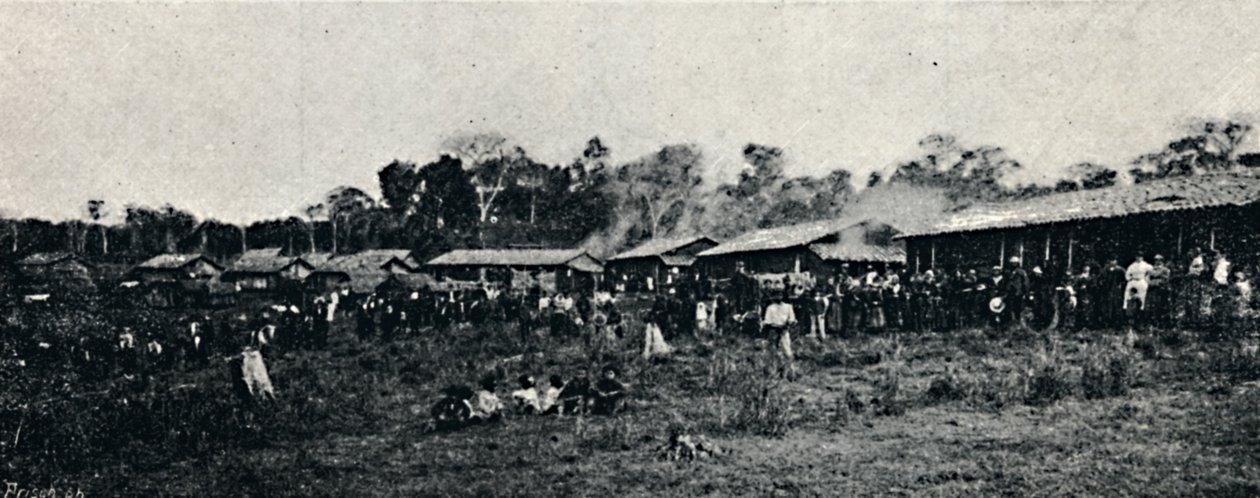Italienska kolonin Fazenda Arindiuba, 1895 av Axel Frick