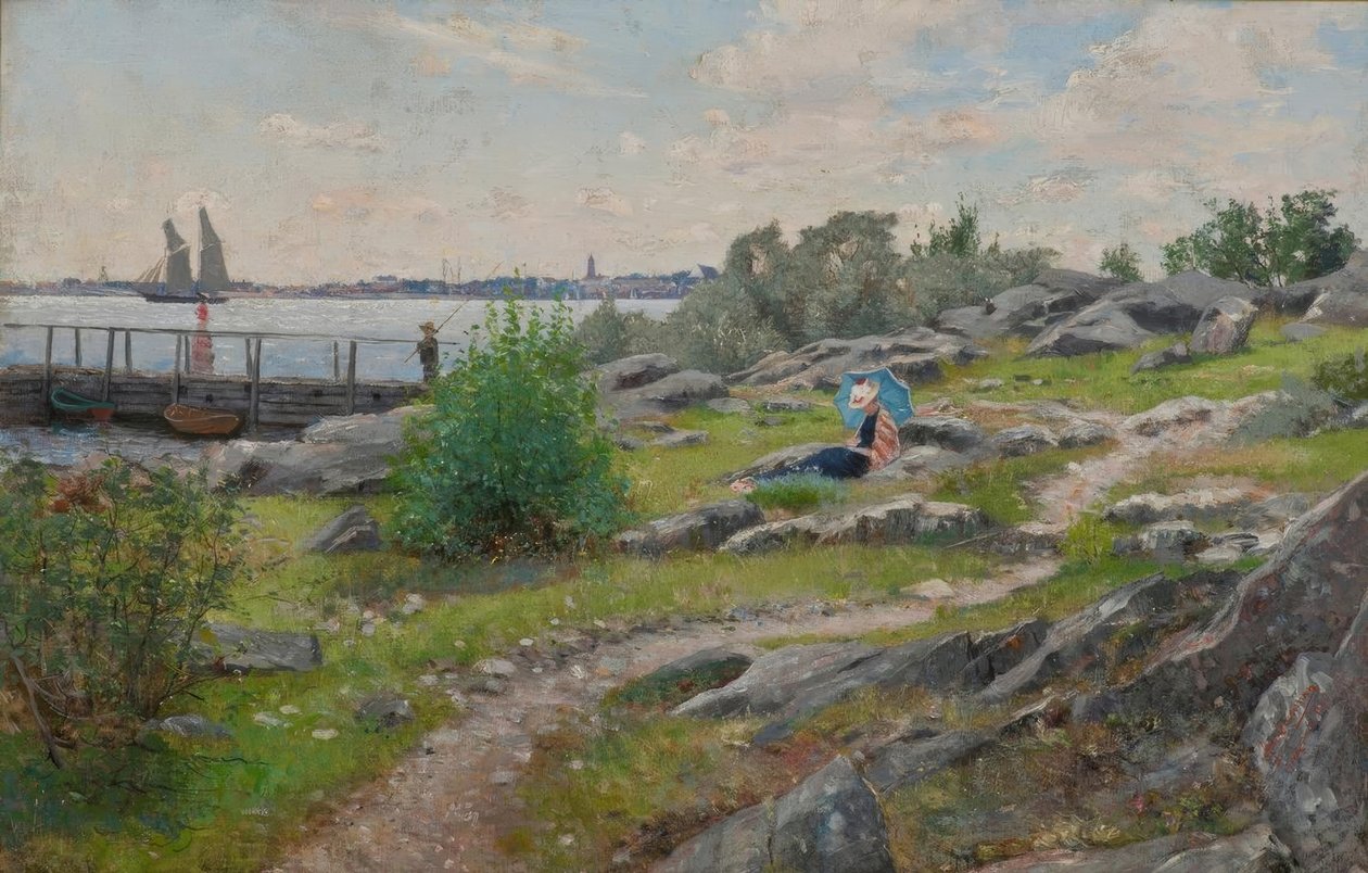 A. Lindman, På kusten av Axel Lindman