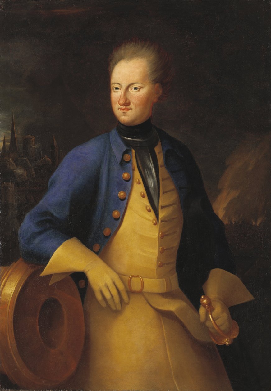 Charles XII ou Carl de Suede - Porträtt av kung Karl XII av Sverige (1682-1718), av Sparre, Axel (1652-1728). Olja på duk av Axel Sparre