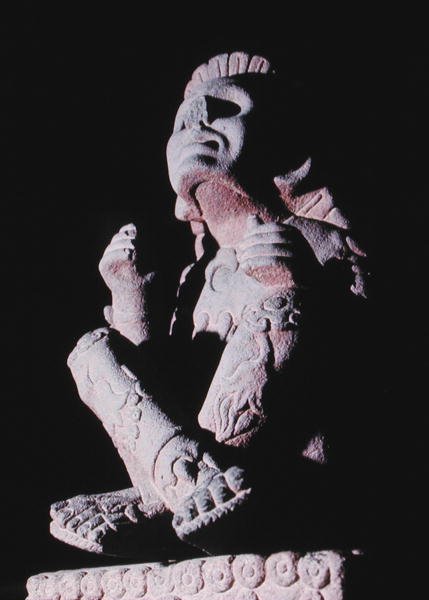 Xochipilli (se även 217529), Sen efter klassisk period (1300-1521) (sten) av Aztec Aztec