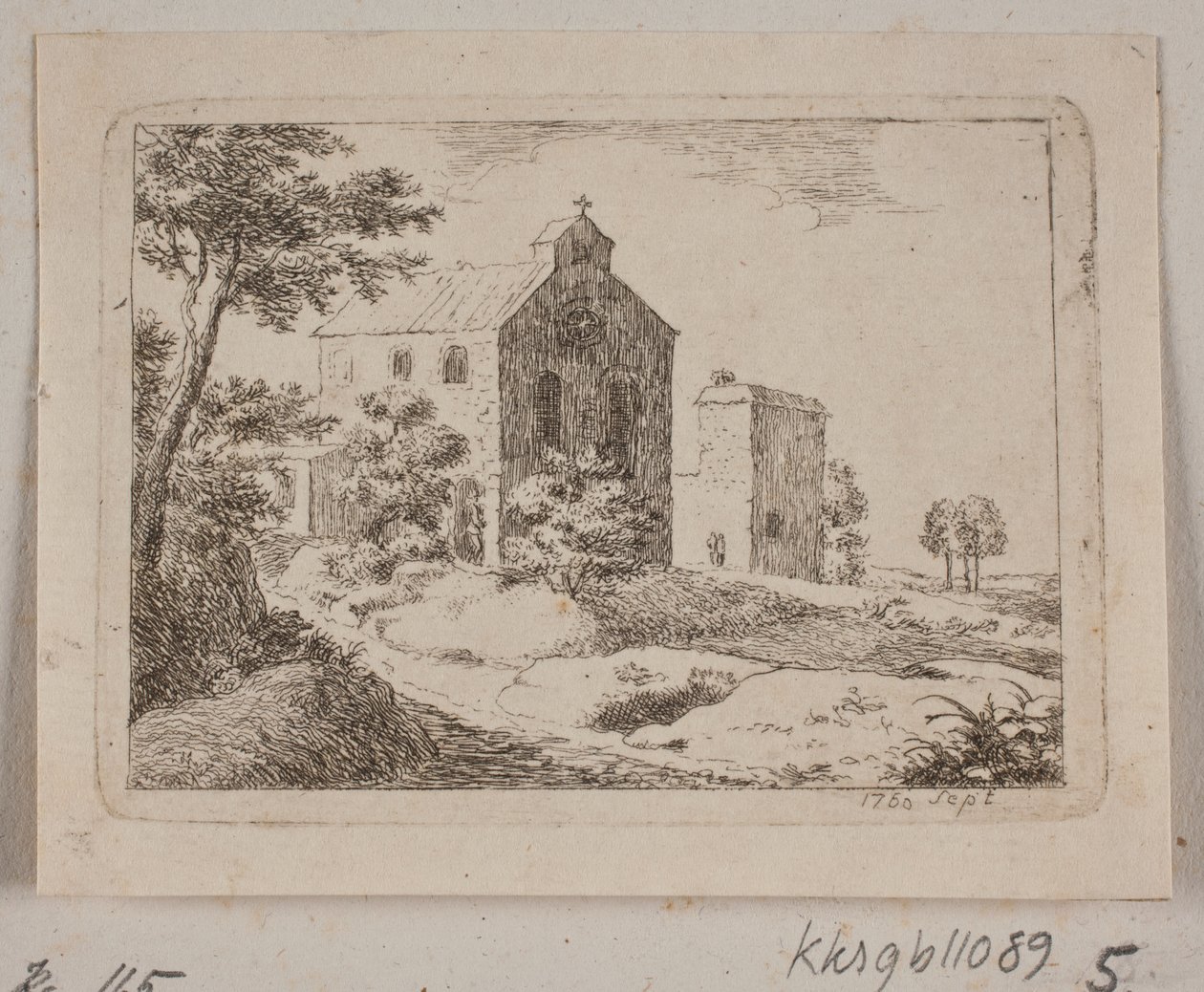 Klosterbyggnad av B. Flügge