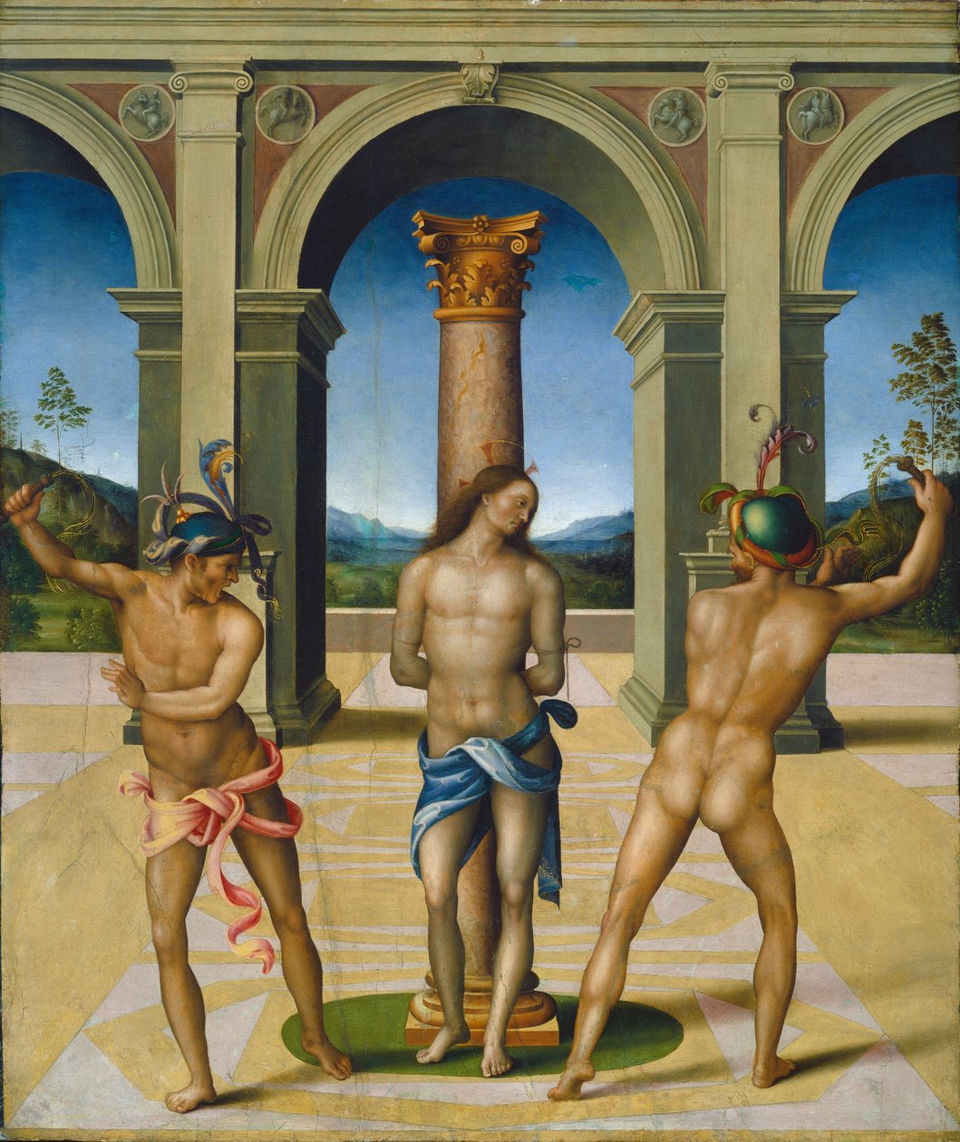 Kristi flagellation av Bacchiacca