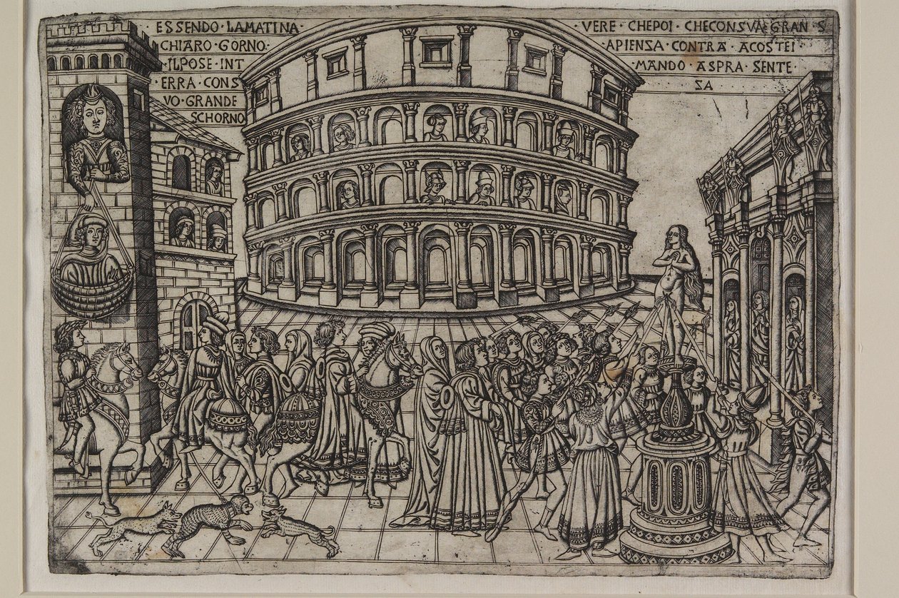 Vergilius trollkarlen, ca 1460-63 av Baccio Baldini
