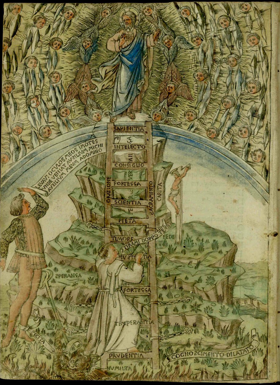 Baldini, Baccio - Dygdens stege 1477 av Baccio Baldini