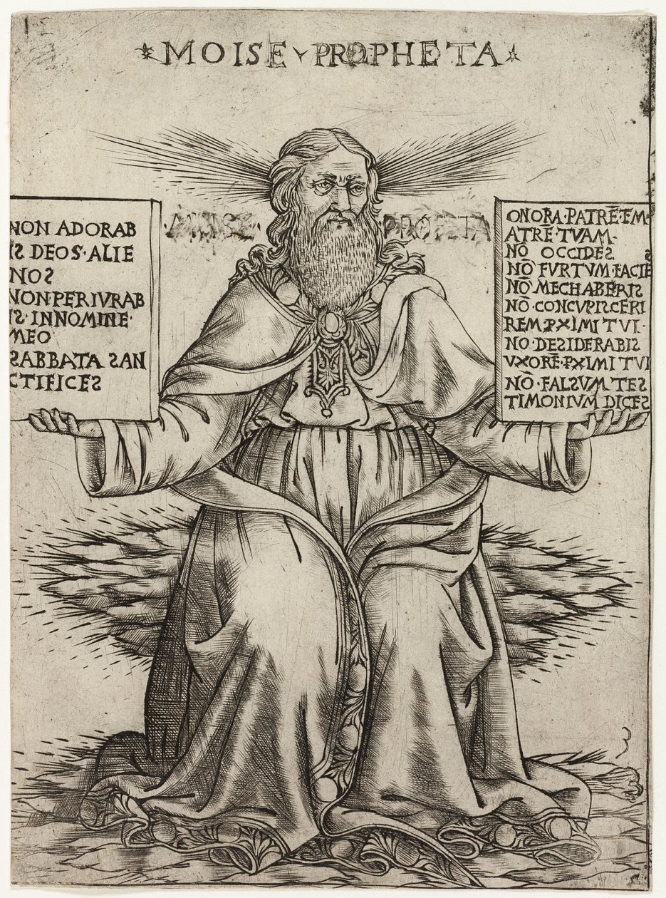 Profeten Moses av Baccio Baldini