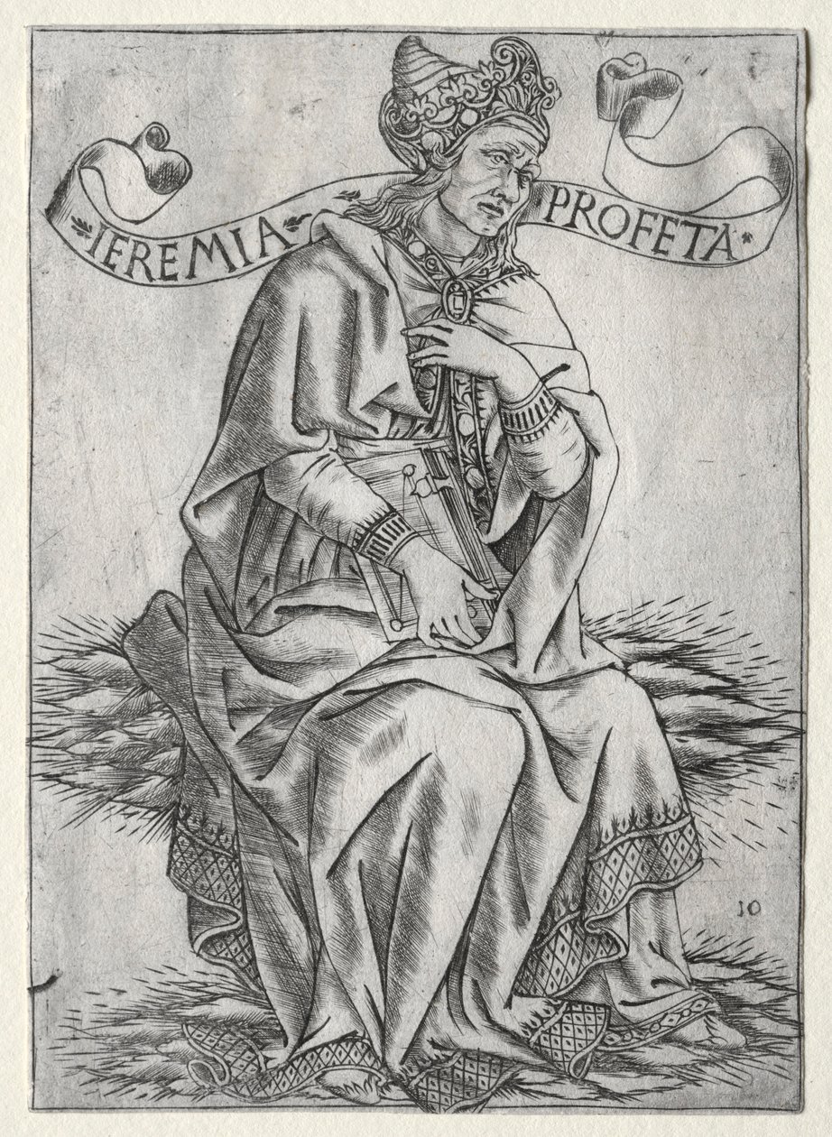 Profeterna: Jeremia, ca. 1470-75. av Baccio Baldini